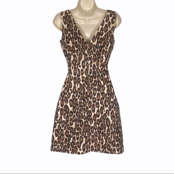 Kate Spade Leopard Print Sleeveless Sheath Dress - Picture 7 of 13